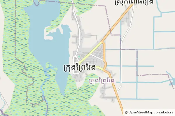 Mapa Prey Veng