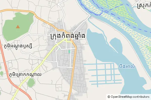 Mapa Kampong Chhnang