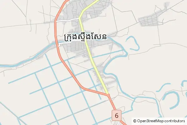 Mapa Kampong Thom