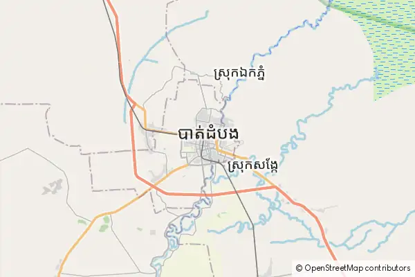 Mapa Battambang