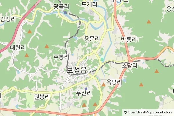 Mapa Boseong-gun