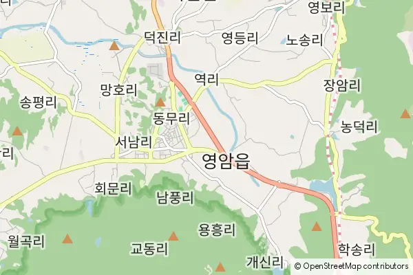 Mapa Yeongam-gun