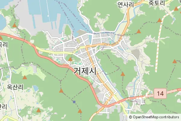 Mapa Geoje