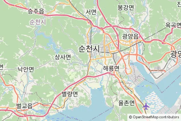 Mapa Suncheon