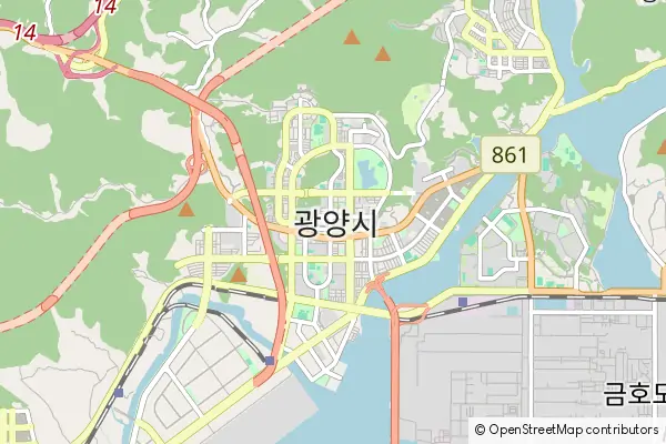 Mapa Gwangyang