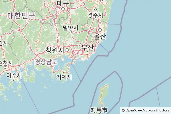 Mapa Pusan