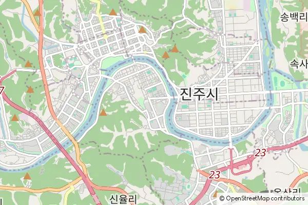 Mapa Jinju