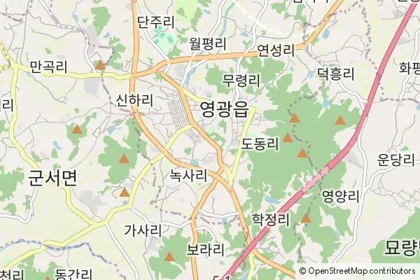 Mapa Yeonggwang-gun