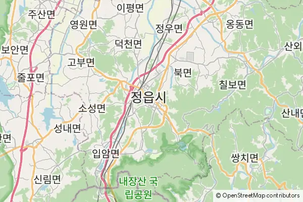 Mapa Jeongeup