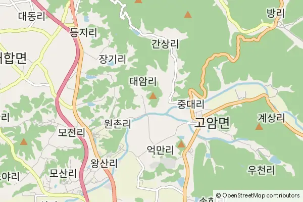 Mapa Changnyeong-gun