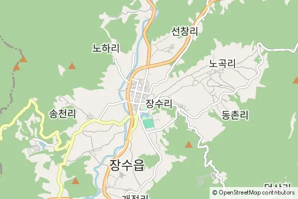 Mapa Jangsu-gun