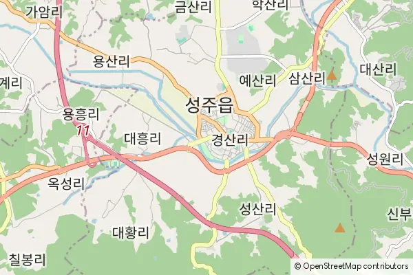 Mapa Seongju-gun