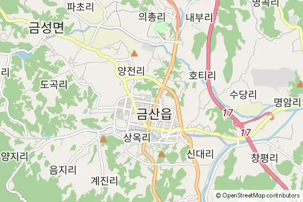 Mapa Geumsan-gun