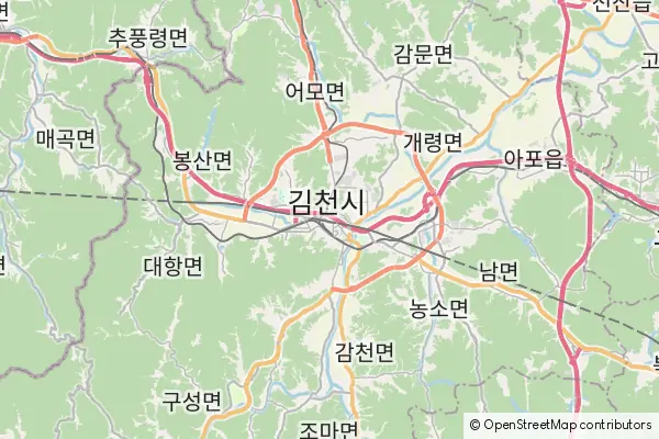 Mapa Gimcheon