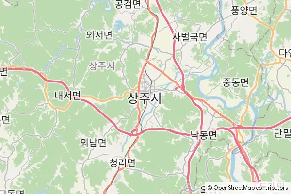 Mapa Sangju