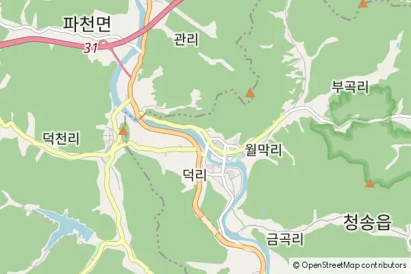 Mapa Cheongsong-gun