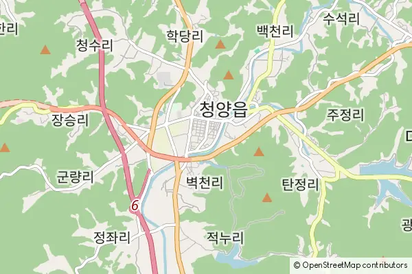 Mapa Cheongyang-gun