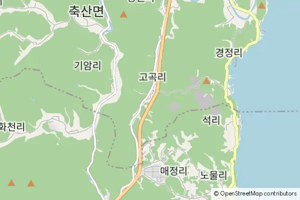 Mapa Yeongdeok-gun