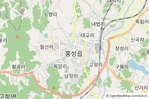 Mapa Hongseong-gun