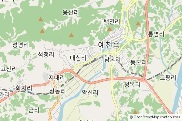 Mapa Yecheon-gun