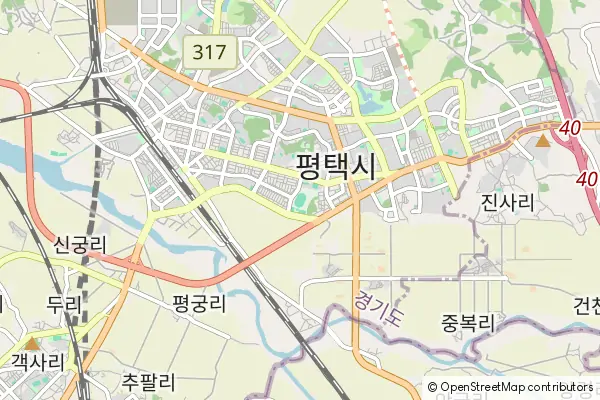 Mapa Pyeongtaek