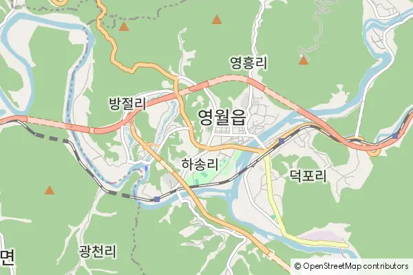 Mapa Yeongwol-gun