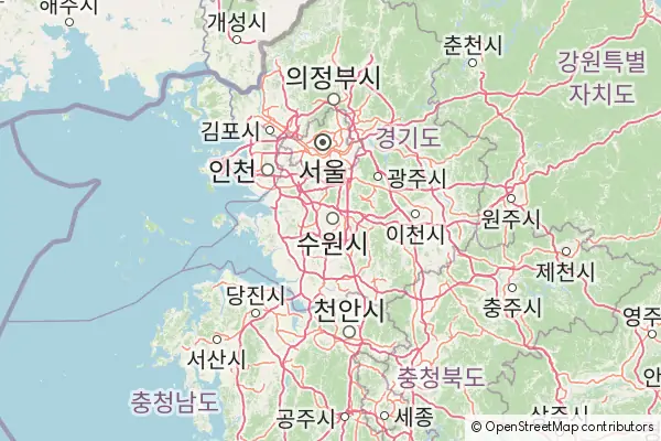 Mapa Suwon