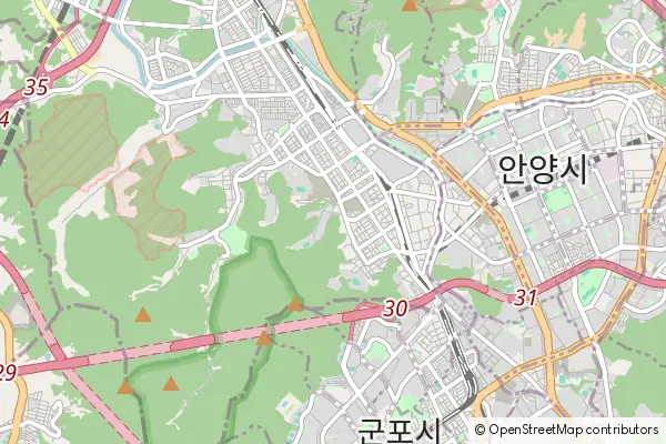 Mapa Anyang