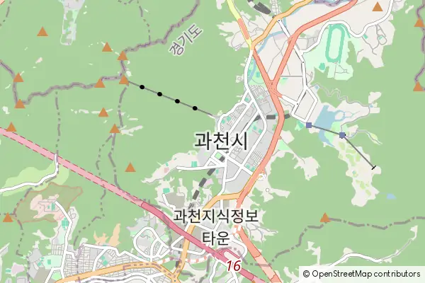 Mapa Gwacheon