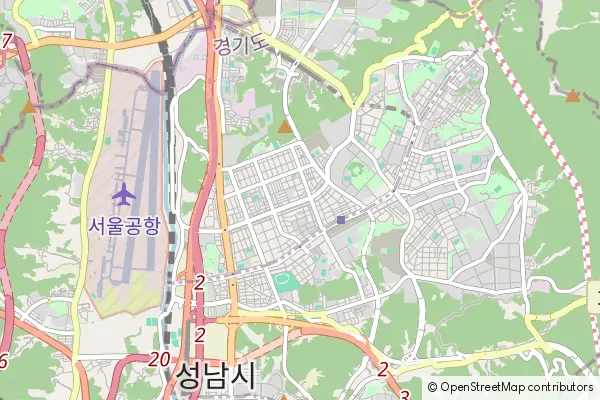 Mapa Seongnam