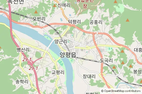 Mapa Yangpyeong-gun