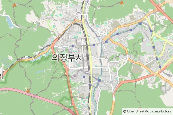 Mapa Uijeongbu