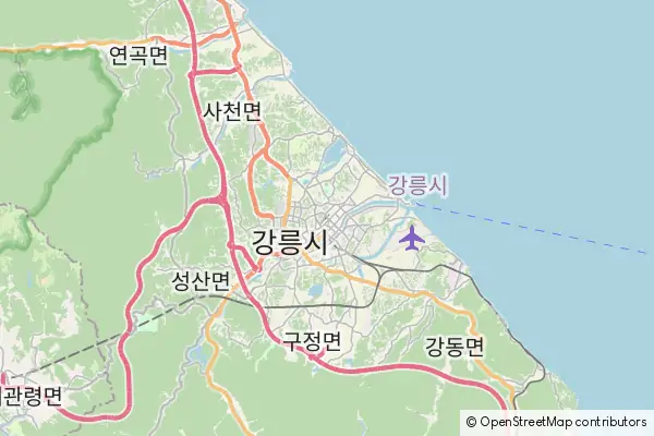 Mapa Gangneung