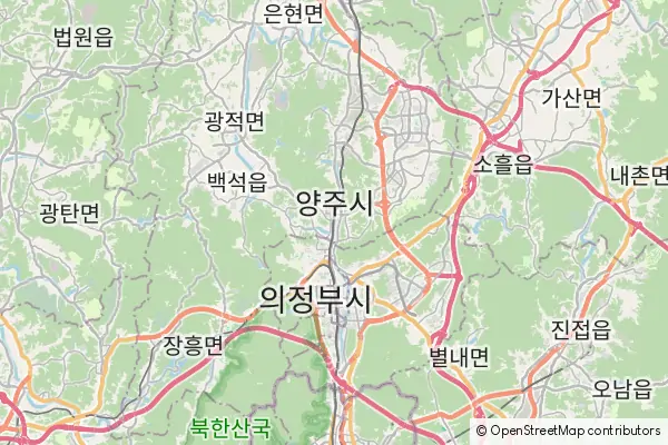 Mapa Yangju