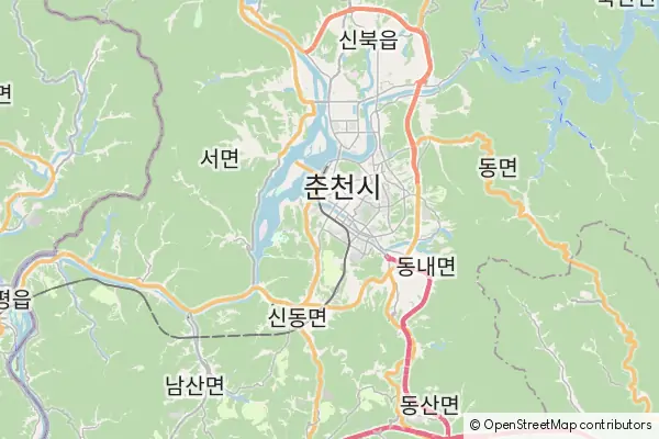 Mapa Chuncheon