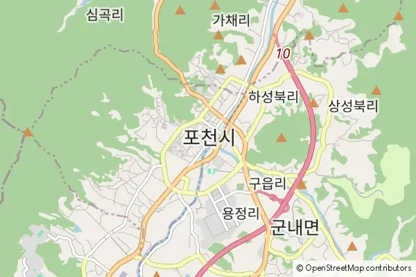 Mapa Pocheon