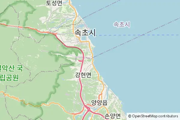 Mapa Sokcho