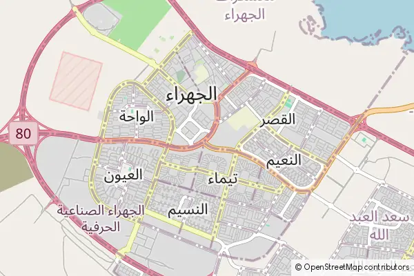 Mapa Jahra