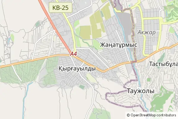 Mapa Kyrgauyldy