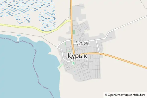 Mapa Kuryk