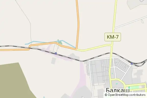 Mapa Balkhash