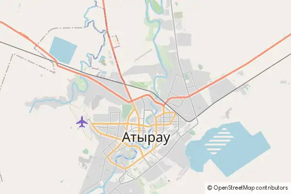 Mapa Atyrau