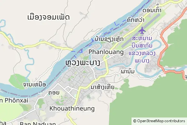 Mapa Luang Prabang