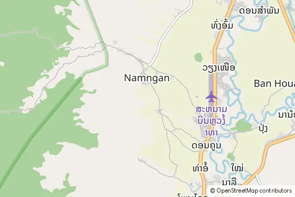 Mapa Luang Namtha