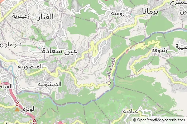 Mapa Beit Mery