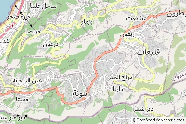 Mapa Ajaltoun