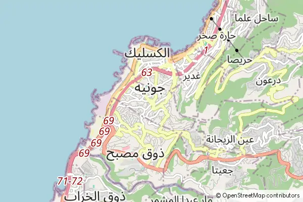 Mapa Zouq Mkayel