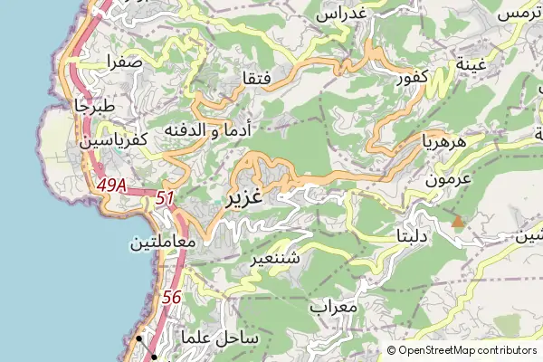 Mapa Ghazir