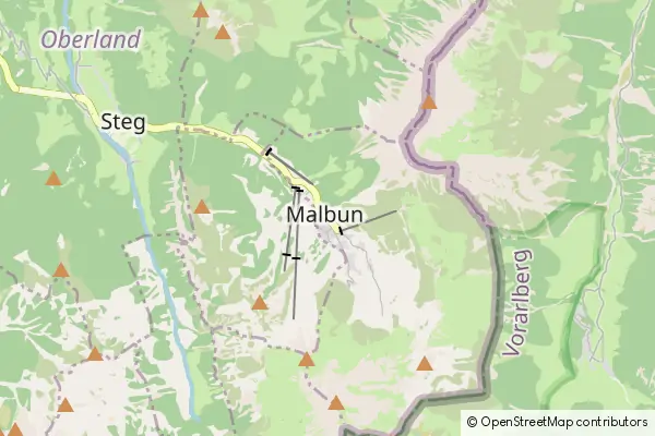 Mapa Malbun