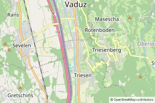 Mapa Triesen